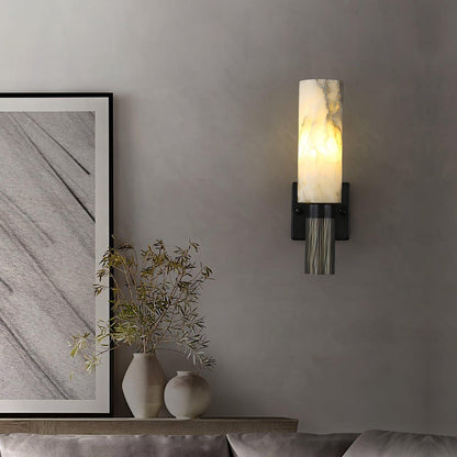 Torch Alabaster Wall light fixture Sconce