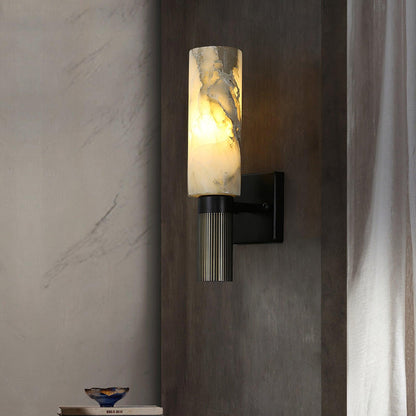 Torch Alabaster Wall light fixture Sconce