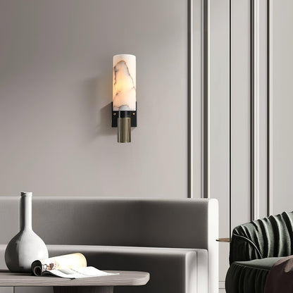 Torch Alabaster Wall light fixture Sconce