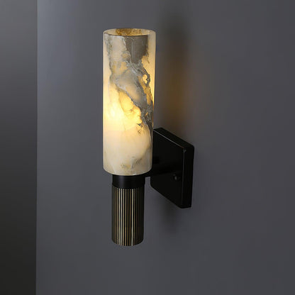 Torch Alabaster Wall light fixture Sconce