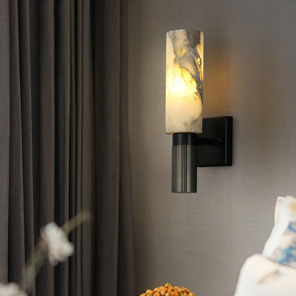 Torch Alabaster Wall light fixture Sconce