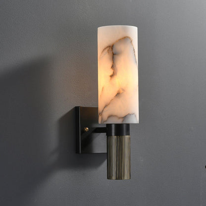 Torch Alabaster Wall light fixture Sconce