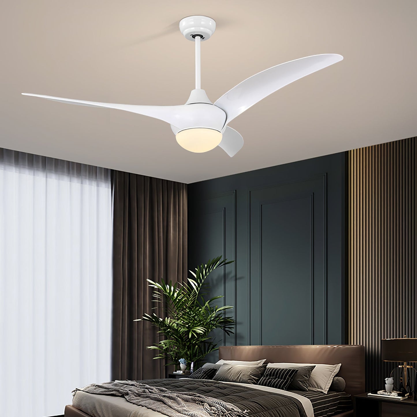 Traditional Flush mount light Ceiling Fan Light