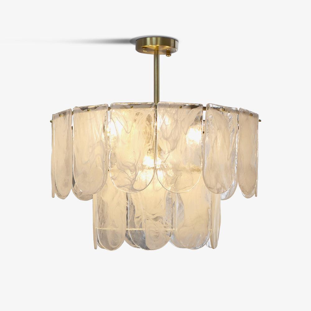 Traditional Classic Metal Glass Pendant light Chandelier