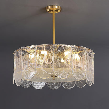 Traditional Classic Metal Glass Pendant light Chandelier