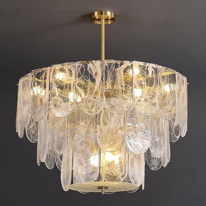 Traditional Classic Metal Glass Pendant light Chandelier