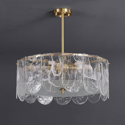 Traditional Classic Metal Glass Pendant light Chandelier