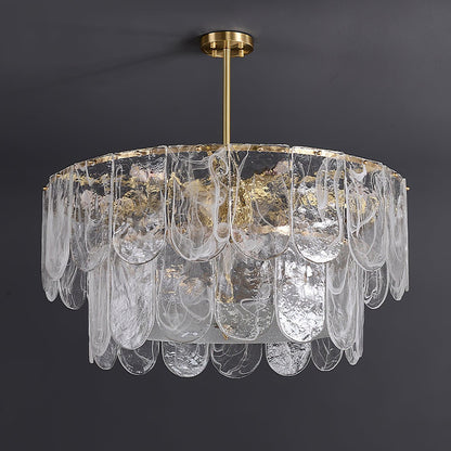 Traditional Classic Metal Glass Pendant light Chandelier