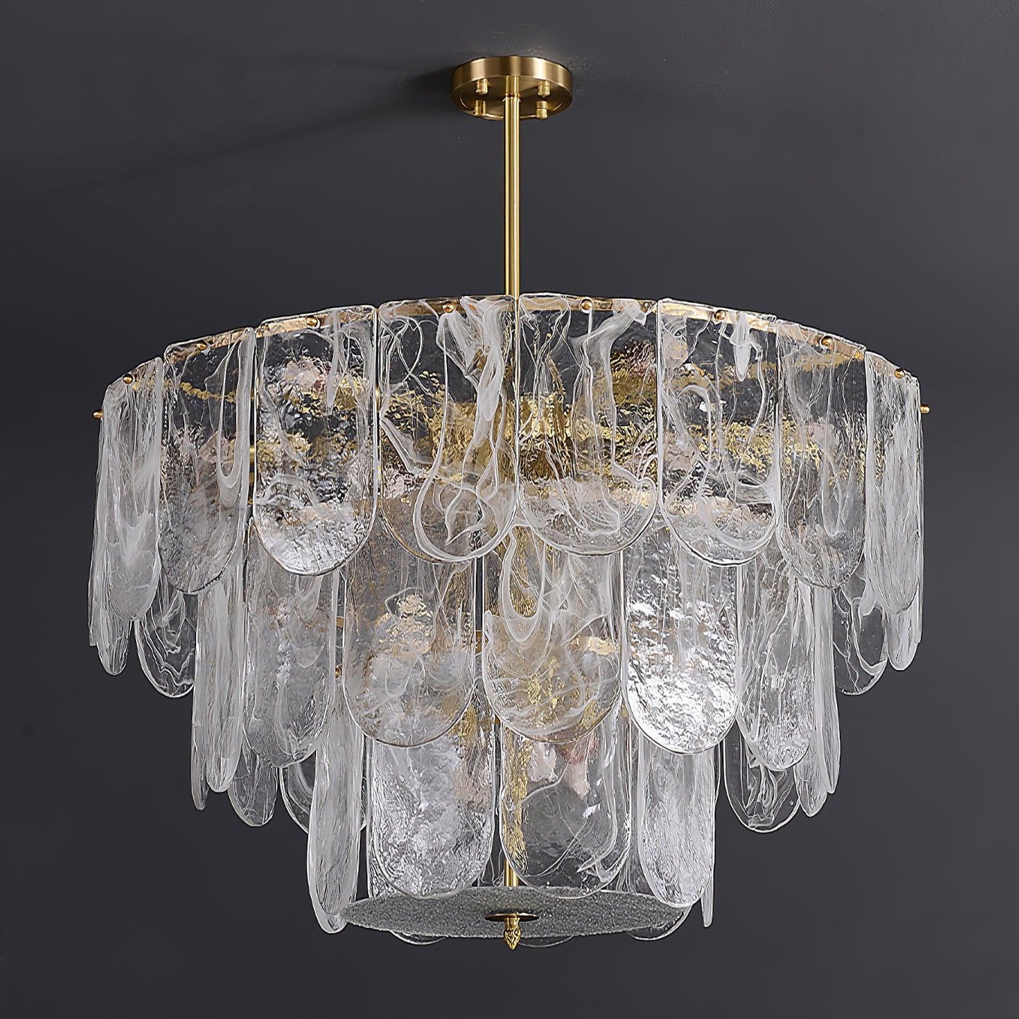 Traditional Classic Metal Glass Pendant light Chandelier