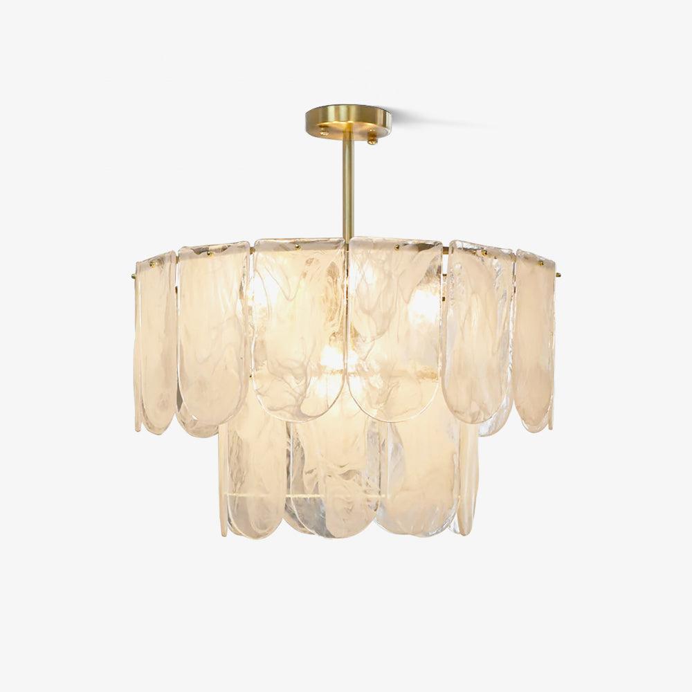 Traditional Classic Metal Glass Pendant light Chandelier