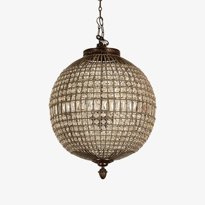 Traditional Gold Globe Gasolier Chandelier