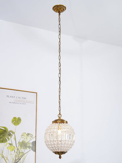 Traditional Gold Globe Gasolier Chandelier