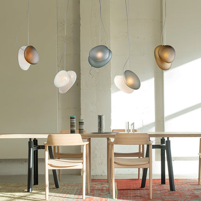 Translucent Frosted Glass Droplight Pendant Light