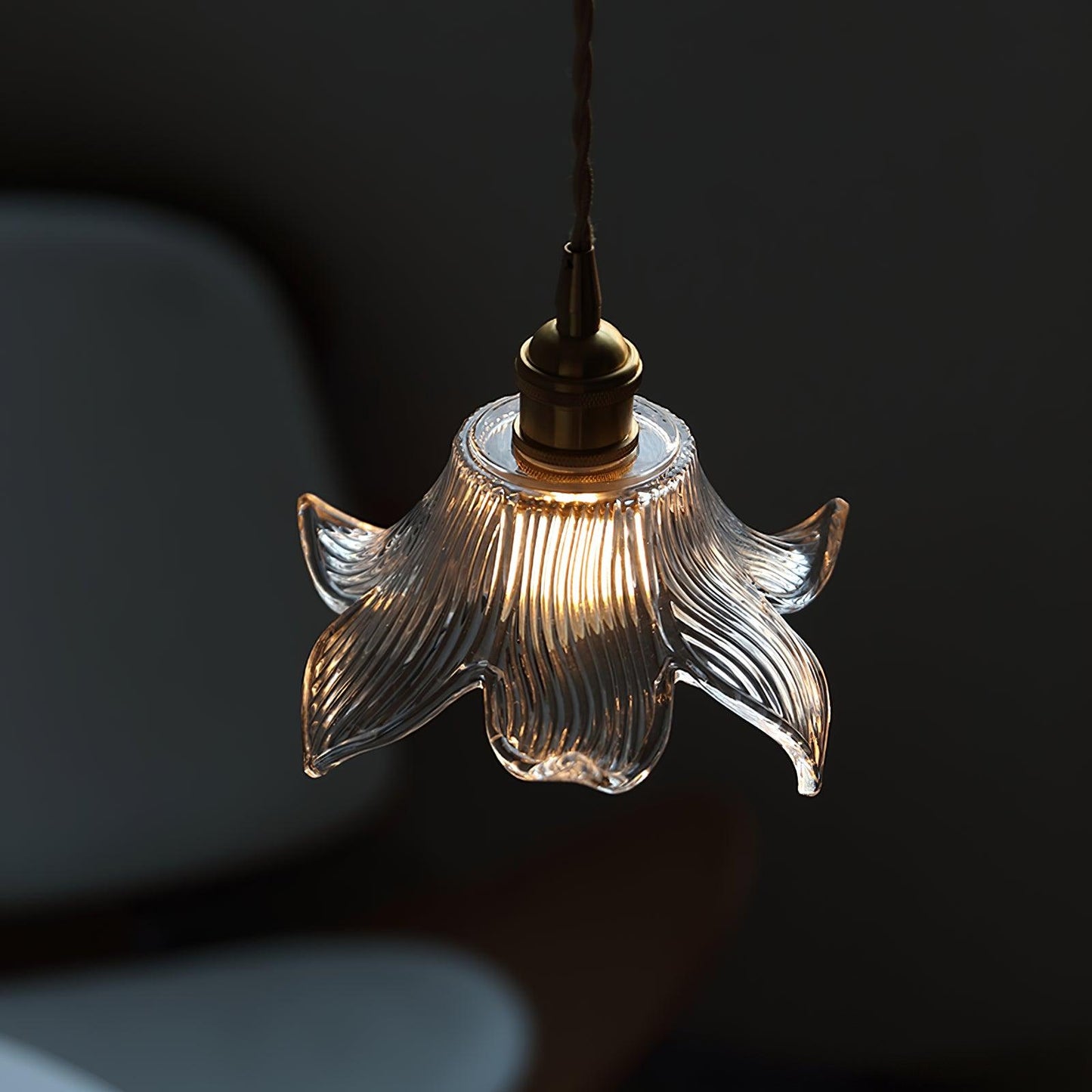 Transparent Crystal Droplight Pendant Light