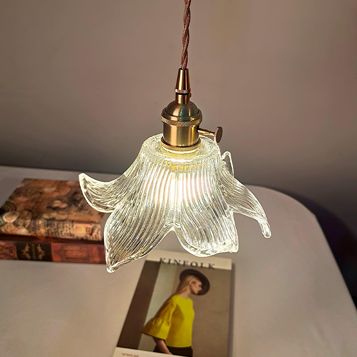 Transparent Crystal Droplight Pendant Light