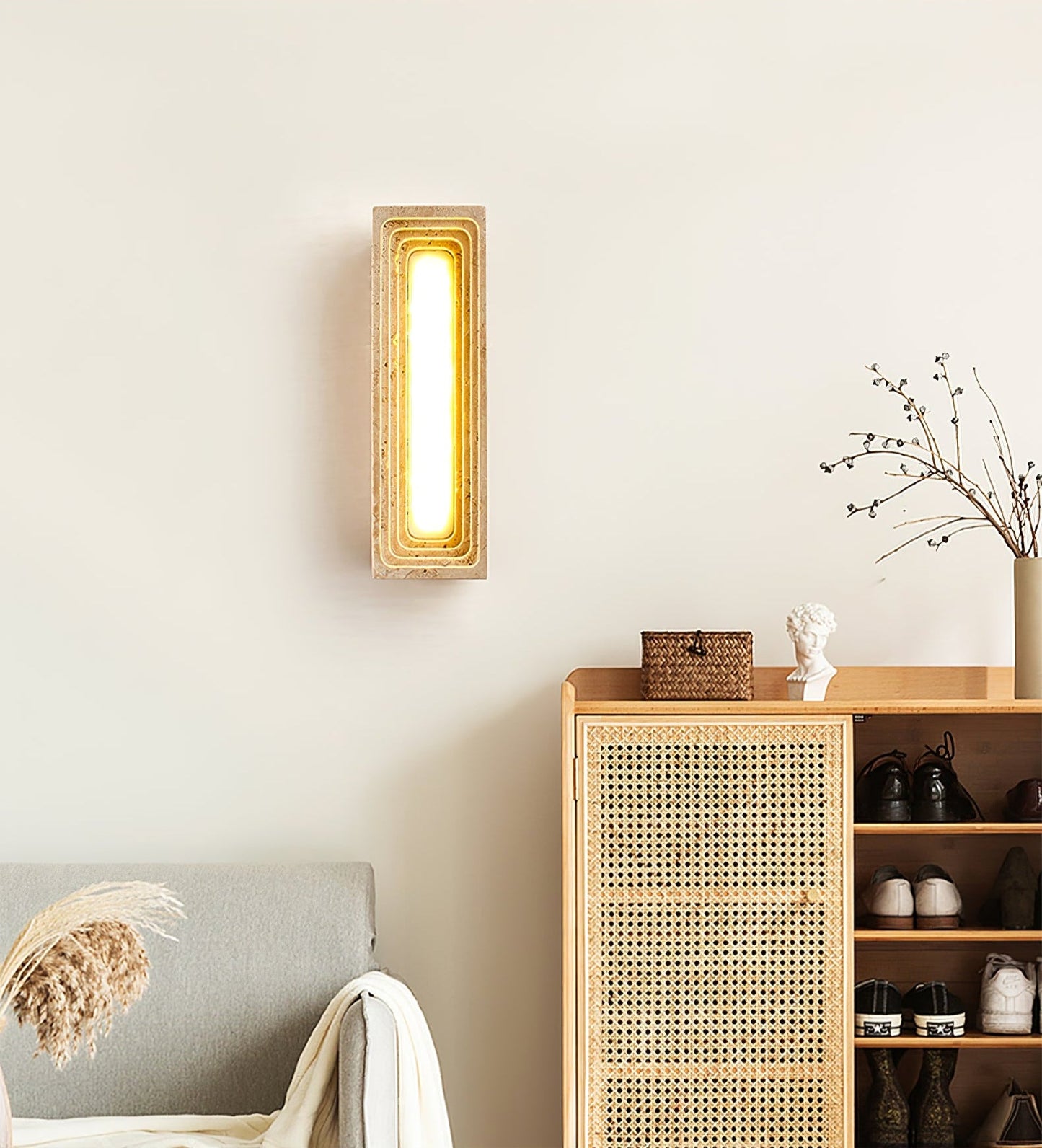 Canyon Travertine Wall Sconce
