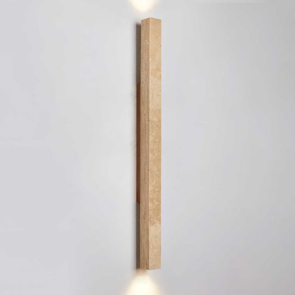 Travertine Column Wall Light