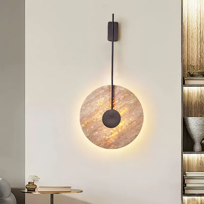 Travertine Disc Wall light Wall Lamp