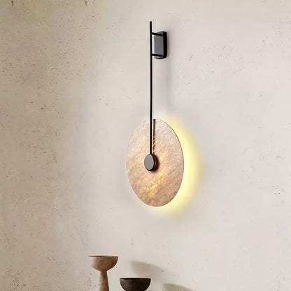 Travertine Disc Wall light Wall Lamp