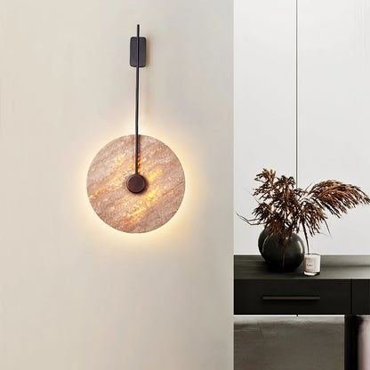 Travertine Disc Wall light Wall Lamp