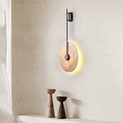 Travertine Disc Wall light Wall Lamp