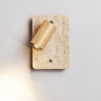 Travertine Spot Wall Sconce