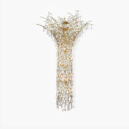 Tree Branch Staircase Ceiling fixture Chandelier