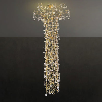 Tree Branch Staircase Ceiling fixture Chandelier