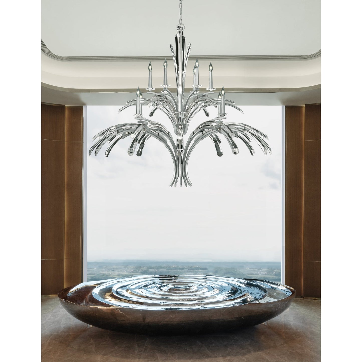 Fine Art Trevi 12 Light 56" Round Chandelier