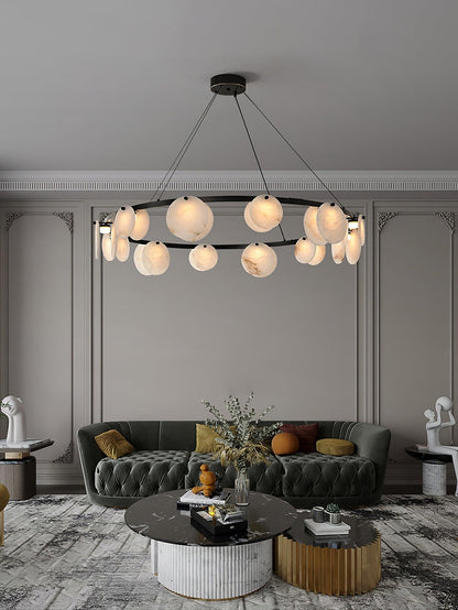 Trinidad Alabaster Electrolier Chandelier