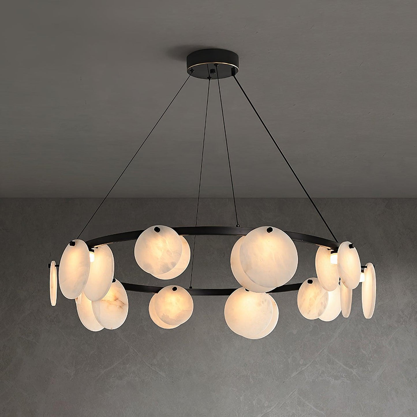 Trinidad Alabaster Electrolier Chandelier