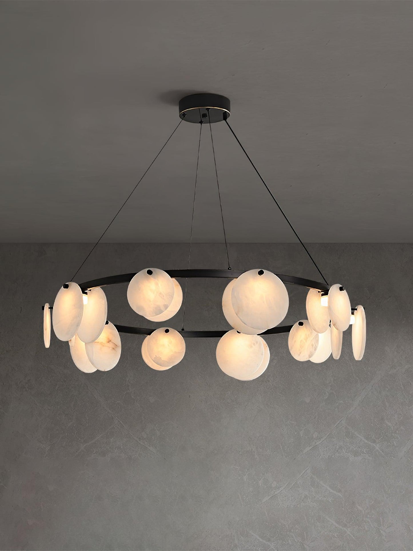 Trinidad Alabaster Electrolier Chandelier