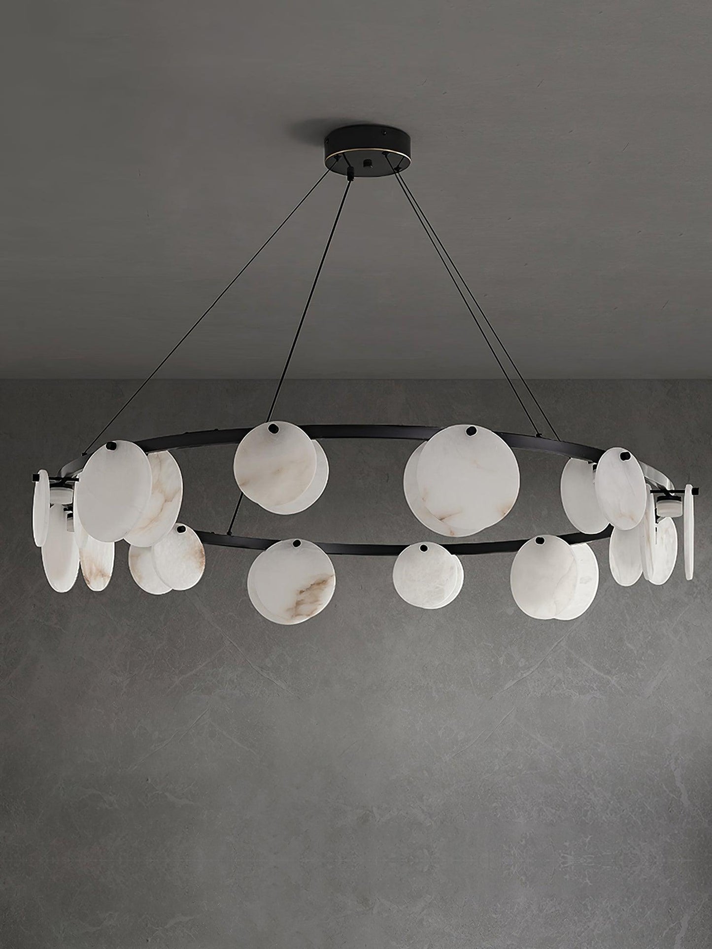 Trinidad Alabaster Electrolier Chandelier