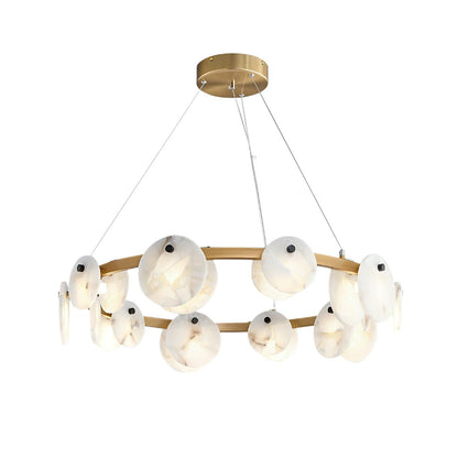 Trinidad Alabaster Electrolier Chandelier