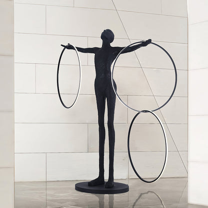 Trinity Life Sculpture Tall Lamp Floor Lamp