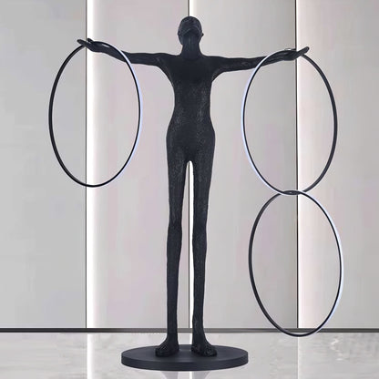 Trinity Life Sculpture Tall Lamp Floor Lamp