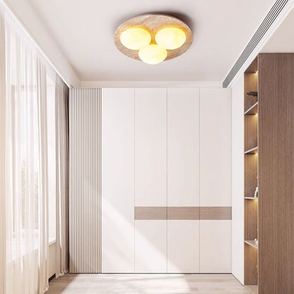 Trio Travertine Ceiling Light