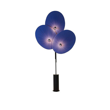 Triple Floral Free-standing Lamp Floor Lamp