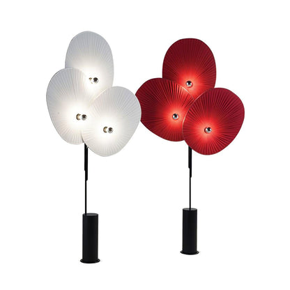 Triple Floral Free-standing Lamp Floor Lamp