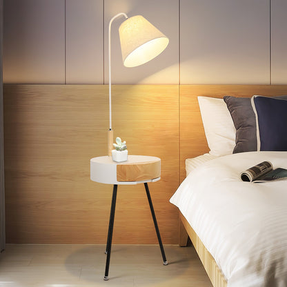 Tripod Fabric Reading Lamp Floor Lamp