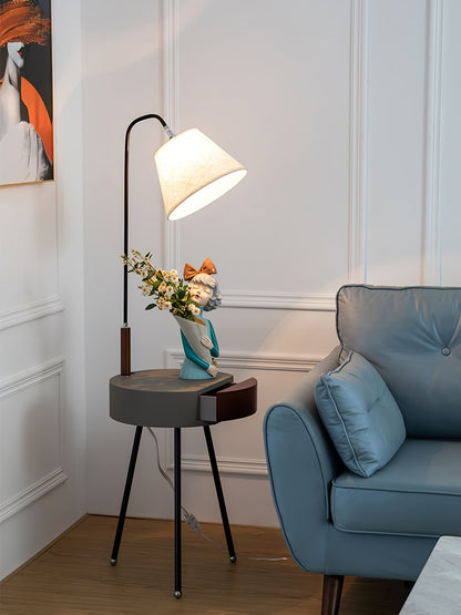 Tripod Fabric Reading Lamp Floor Lamp