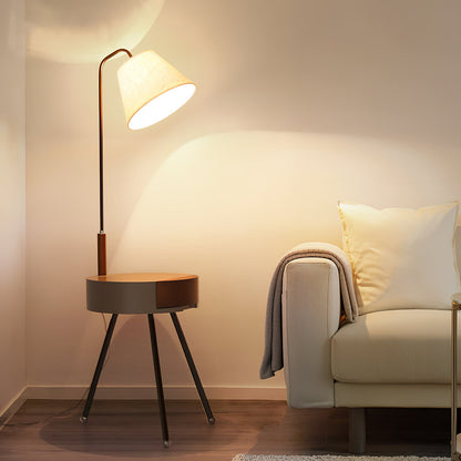 Tripod Fabric Reading Lamp Floor Lamp