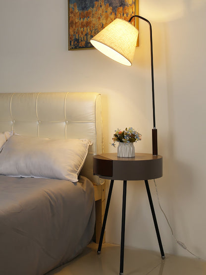 Tripod Fabric Reading Lamp Floor Lamp