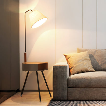 Tripod Fabric Reading Lamp Floor Lamp