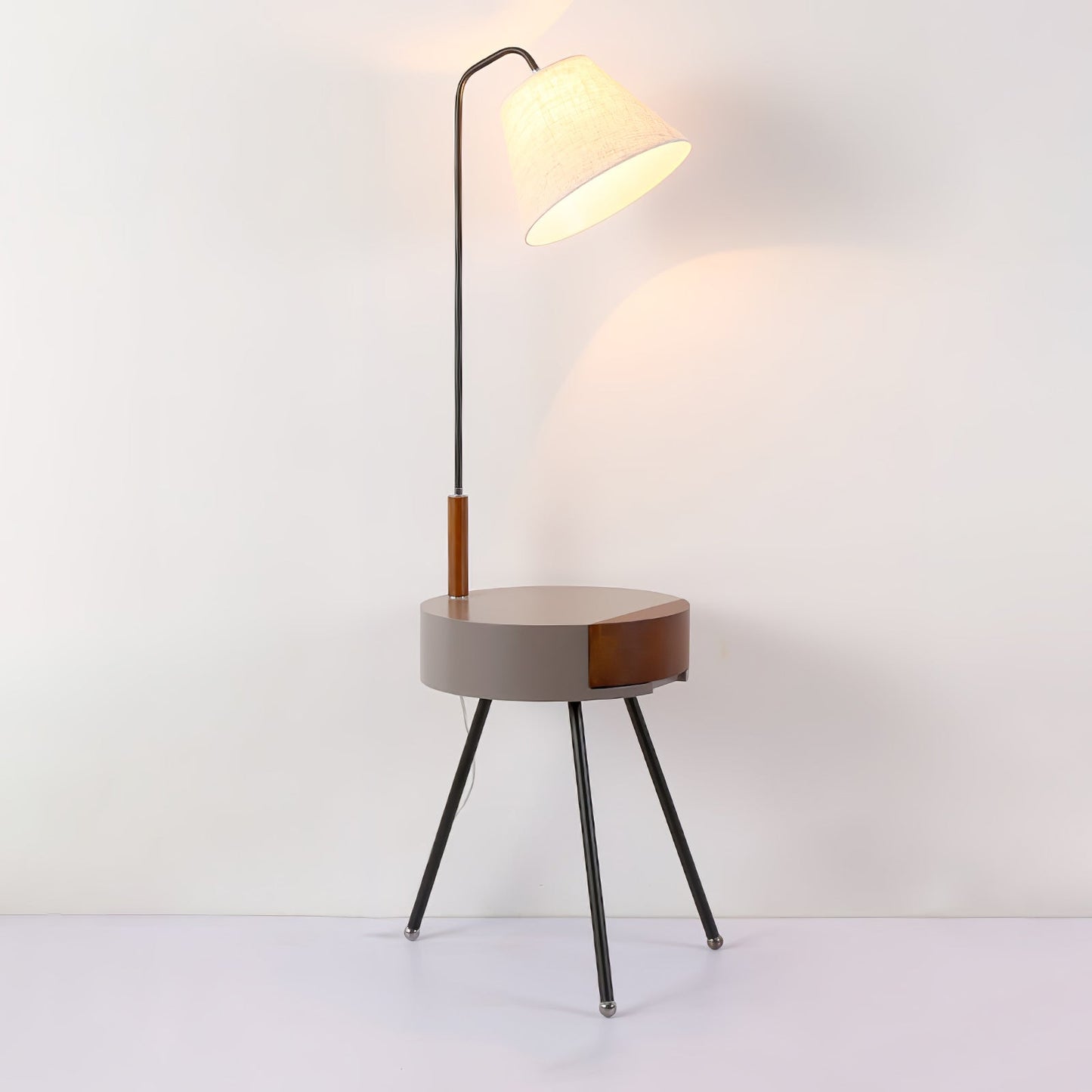 Tripod Fabric Reading Lamp Floor Lamp