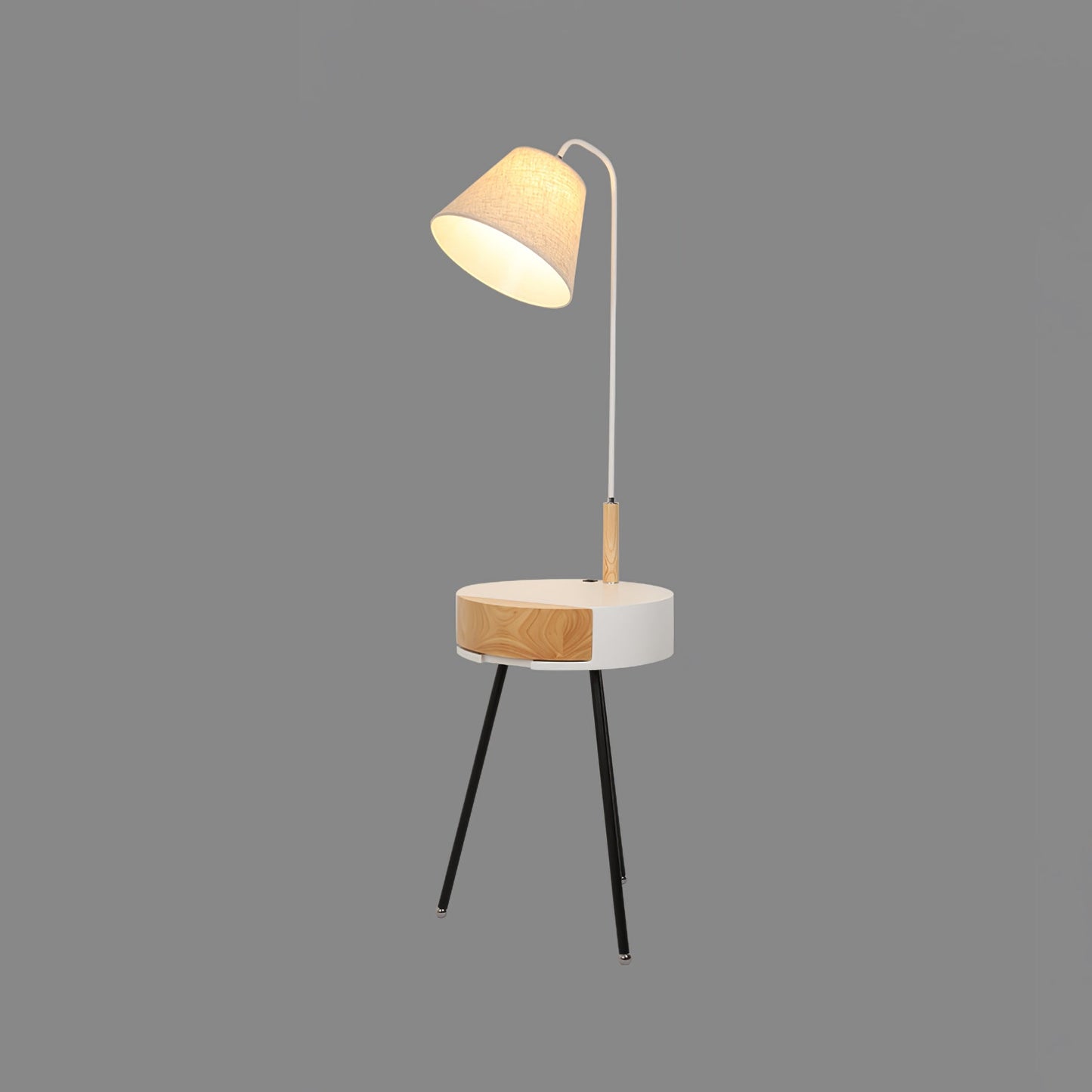 Tripod Fabric Reading Lamp Floor Lamp