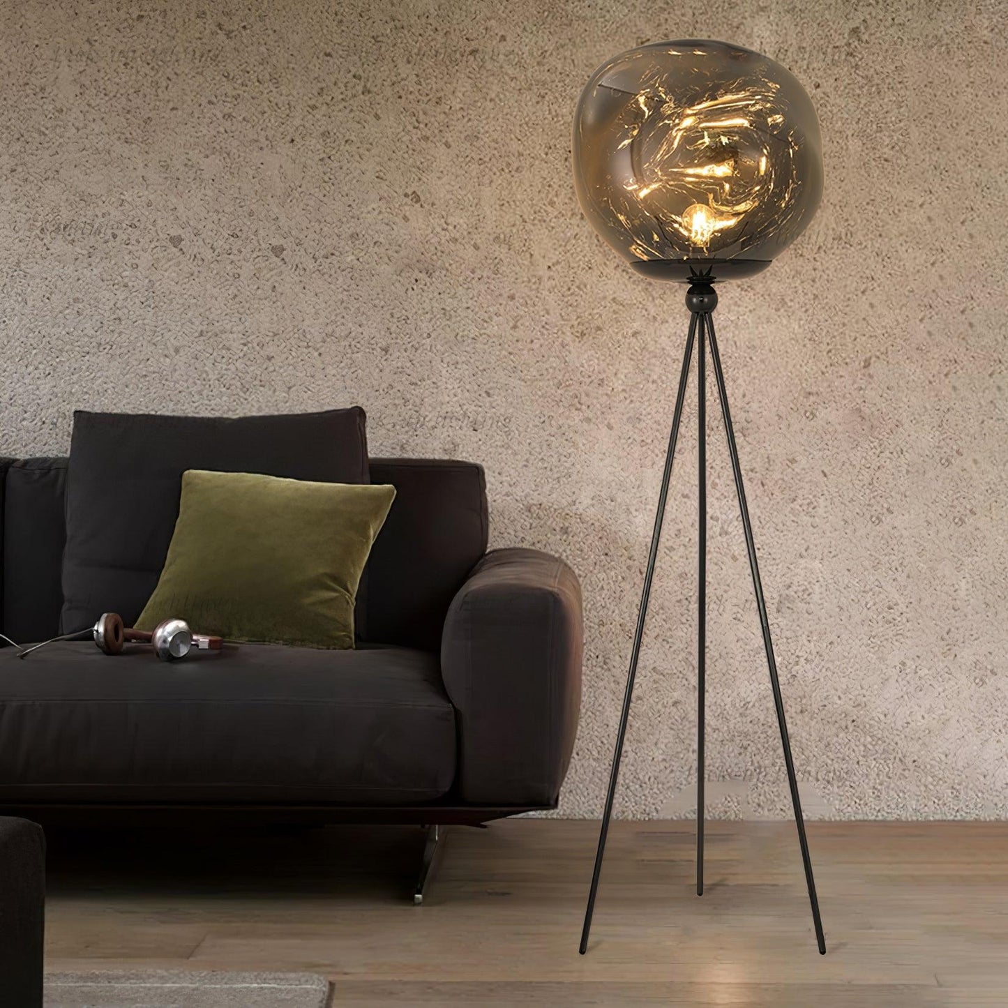 Lava Tripod Rock Uplight Lamp Floor Lamp