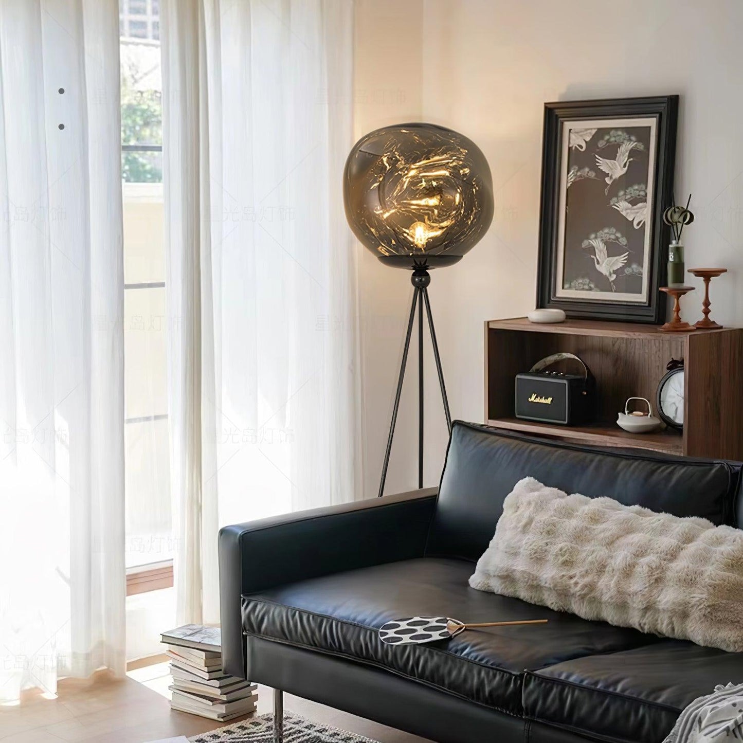 Lava Tripod Rock Uplight Lamp Floor Lamp