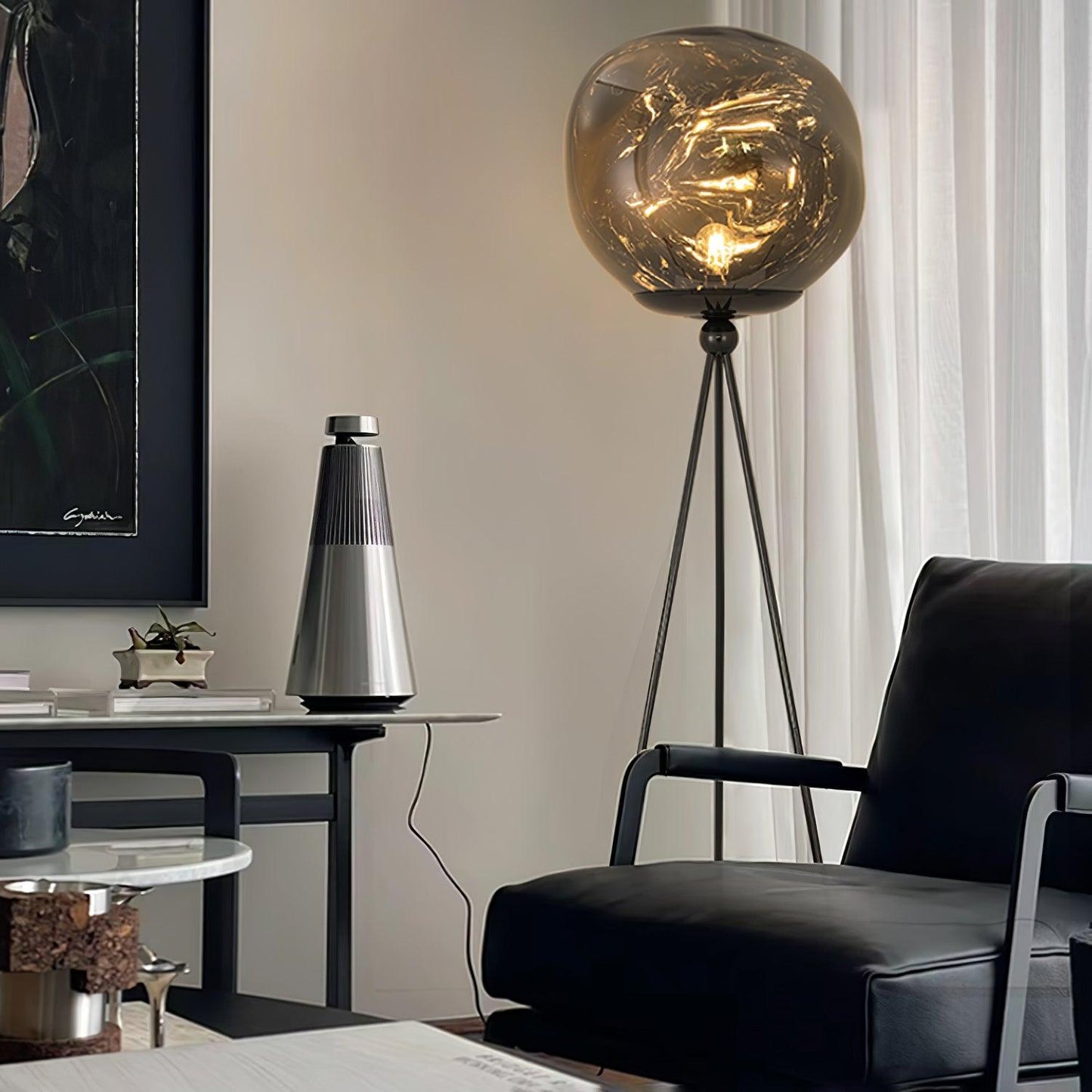 Lava Tripod Rock Uplight Lamp Floor Lamp