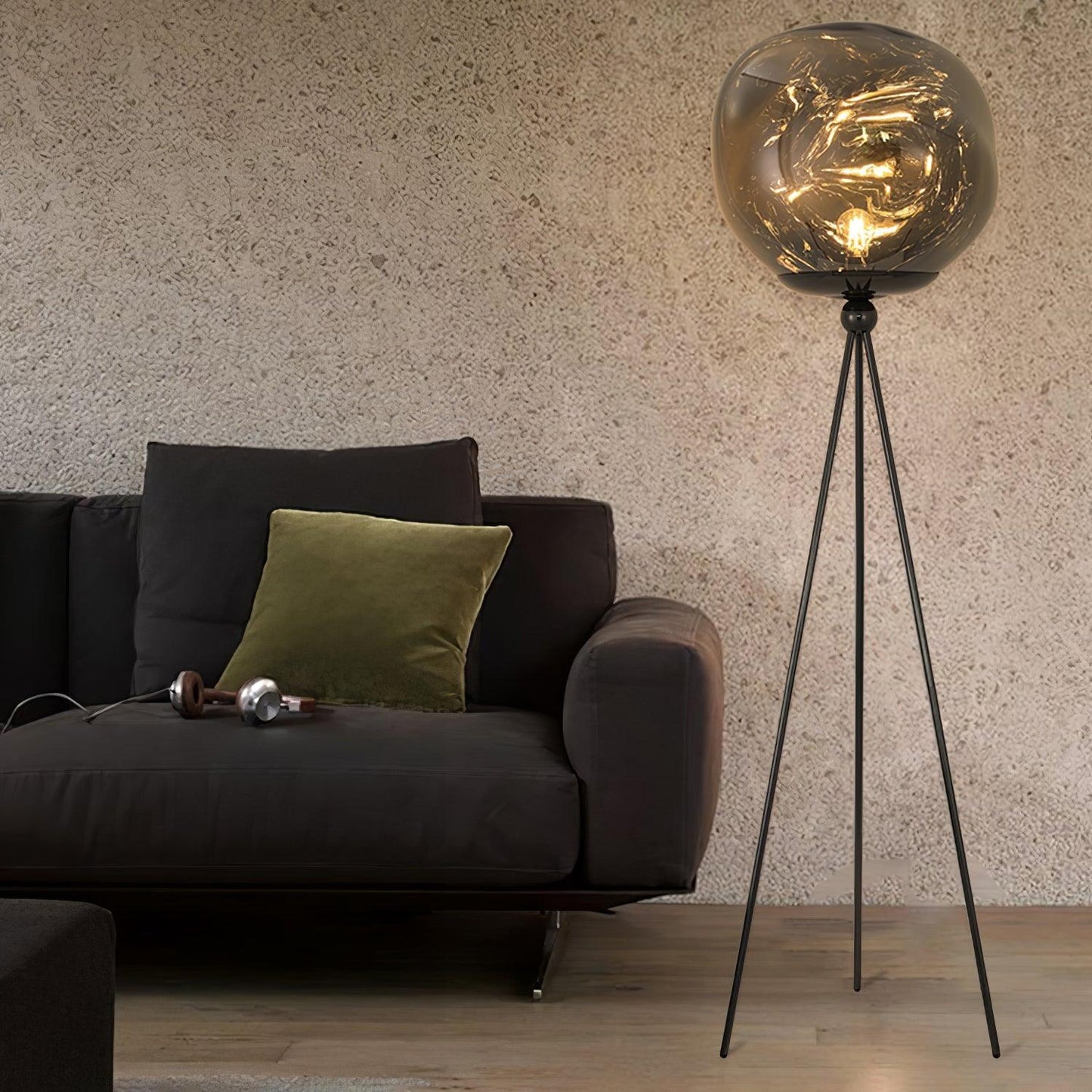 Lava Tripod Rock Uplight Lamp Floor Lamp